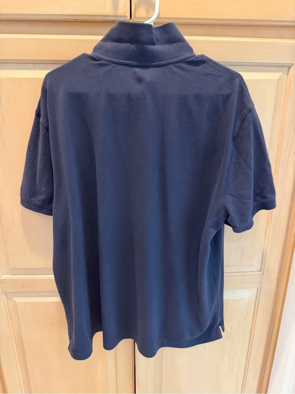 Banana Republic Navy Pique Short-Sleeve Polo XL